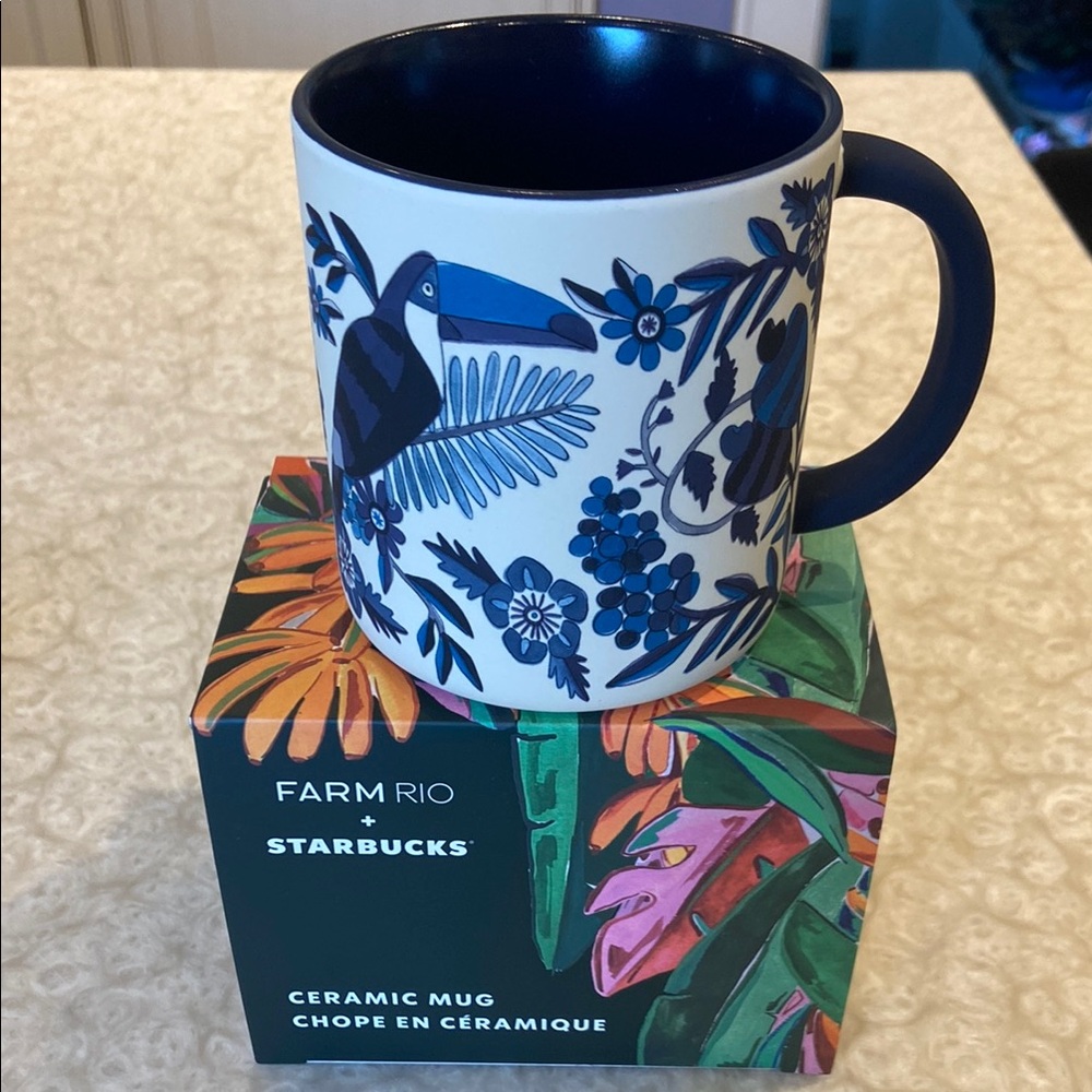 Farm Rio x Starbucks mug